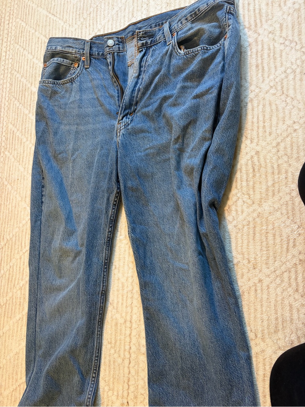 Levi's Men's Straight Leg Blue Denim Jeans